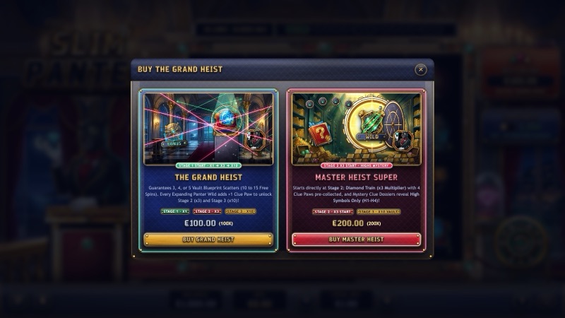 The Grand Heist and Master Heist feature buys